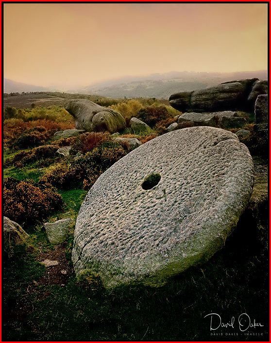 Mill Stone on Hathersage Moor vg dd