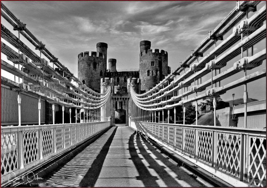 Conway Castle - BW